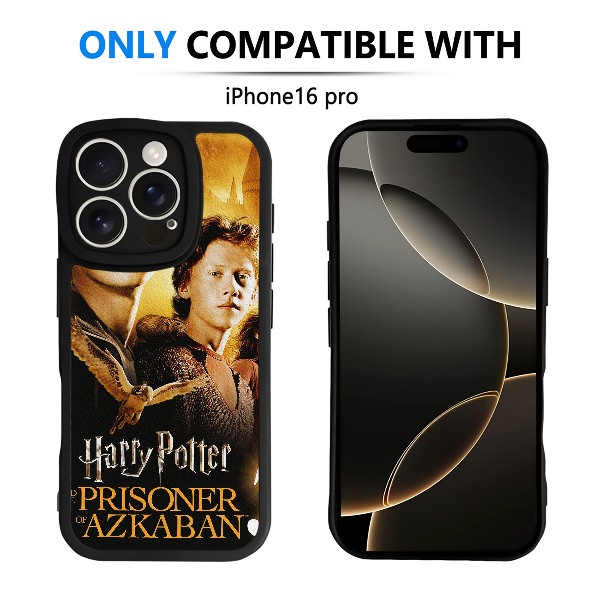 （画像用） Harry Potter ハリー・ポッターシリーズ 【iPhone 16シリーズ対応】シリコンスマホケース（レザー調） 材質：シリコン